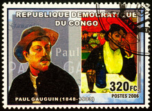 Portrait Of French Painter Paul Gauguin