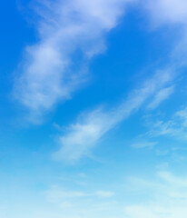 blue sky with beautiful natural white clouds