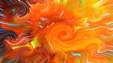 Wall Mural - Abstract Cool cosmic explosion style background