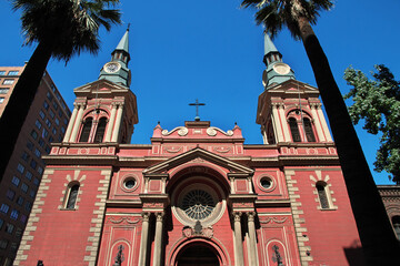 Poster - Basilica de la Merced, Chuch in Santiago, Chile