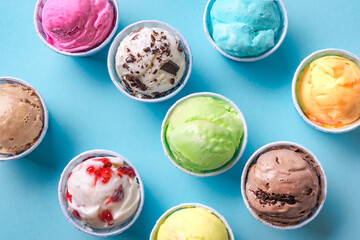 Canvas Print - Ice Cream Assortment