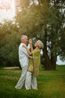 © aletia2011 - happy senior couple dancing  in summer park
