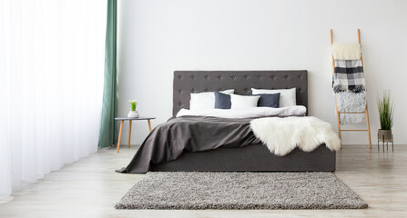 Wall Mural - Minimalist style, comfortable contemporary home interior and ad in blog