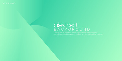 Wall Mural - abstract green corporate background. modern concept of business and technology banner template. vect