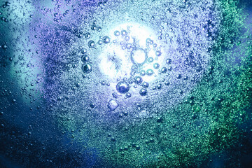 Aufkleber - Beautiful abstract surreal drops light pastel dark magic drop. Background pattern for design. Macro photography view.