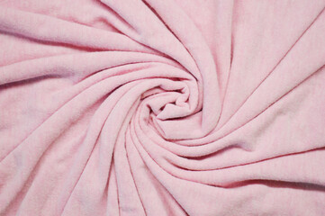 Wall Mural - Pink textile pattern as a background. Pink material texture on fabric