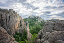 Cathedral Spires In The Black Hills Of Custer State Park South Dakota - Hike From Sylvan Lake