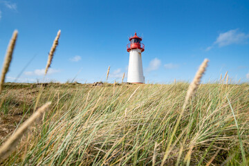 Wall Mural - Lighthouse List West on the island of Sylt, Schleswig-Holstein, Germany