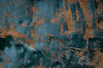 Grunge rusted metal texture, rust and oxidized metal background. Old metal iron panel