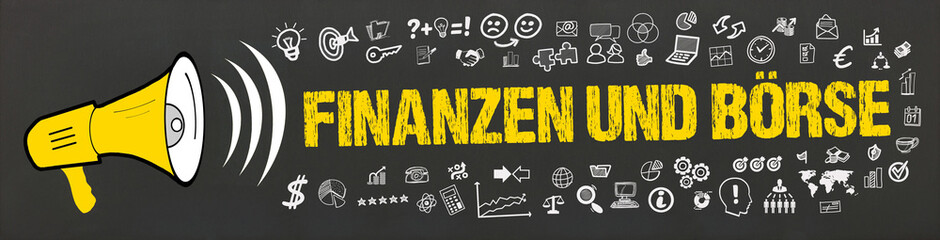 Wall Mural - Finanzen und Börse 