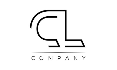 Letter CL creative logo design vector	