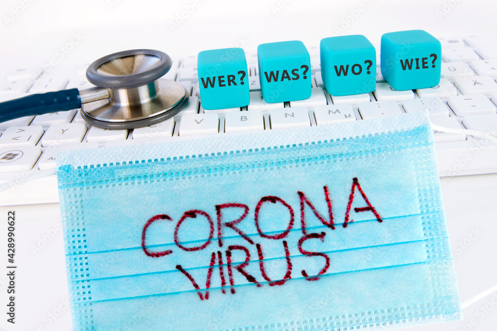 Coronavirus, Info, Maske - obrazy, fototapety, plakaty 