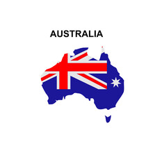 Maps Of Australia Icon Vector Sign Symbol 