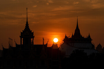 golden mountain in bangkok