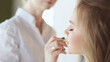 © lenets_tan - beautiful young model woman getting fashion make-up
