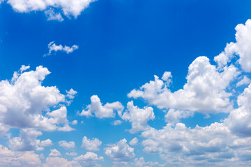 Poster - Blue sky background with clouds