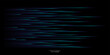 Abstract speed light lines movement dynamic pattern in blue green colors isolated on black background in concept of AI technology, 5G, digital, communication.