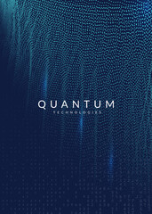 Digital technology abstract background. Artificial intelligence, deep learning and big data concept.