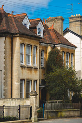 Wall Mural - Front of old Victorian House in England