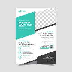 Wall Mural - Corporate flyer design, creative flyer, modern and professional flyer design