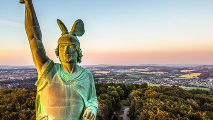 Sticker - Hermann Monument in the Teutoburg Forest near Detmold, Germany