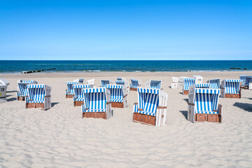 Wall Mural - summer vacation at the beach, north sea coast, germany
