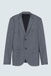 Gray blazer front view casual men's wear