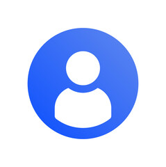 Aufkleber - Contact user icon.