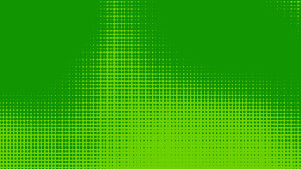 Wall Mural - dots halftone green color pattern gradient texture with technology digital background. dots pop art 