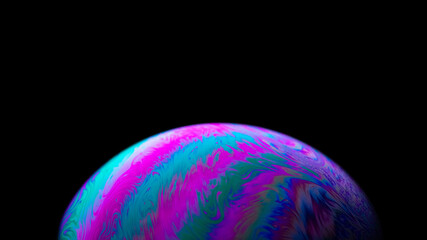 Wall Mural - Space nasa. Globe planet earth in galaxy universe with abstract sun on black background. Astronomical scientific concept.
