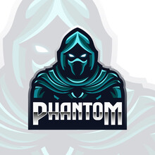 Phantom Logo Mascot Vector Illustration