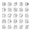 © ETONIE - Document icons, vector illustration.