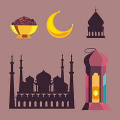 Poster - Eid mubarak icons