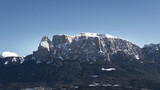 Fototapeta Góry - snow-covered mountains in winter. Bolzano, Italy