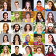© Andrey_Arkusha - Collage of happy people of different ages and nationalities
