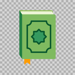 Wall Mural - illustration of the holy quran book book. islamic icons can be used for the month of ramadan, eid an
