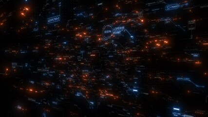 Technology abstract background with lines
