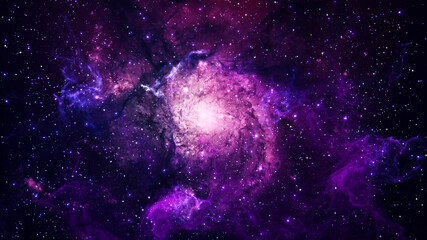 Wall Mural - nebula colorful travel with star glow background. this clip is a tube galaxy with star glow and ligh