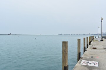 Wall Mural - pier in the sea