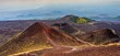 Colorful craters of Mt. Etna - the highest active volcano in Europe. 