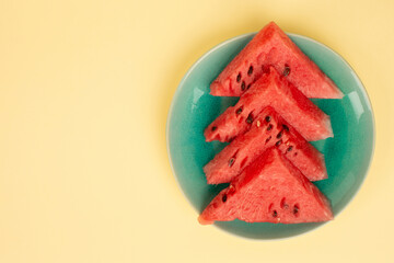 Wall Mural - Sliced watermelon