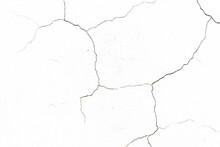 Black Crack Background. Scratched Lines Texture. White And Black Distressed Grunge Concrete Wall Pattern For Graphic Design. Peel Paint Crack. Dry Paint Overlay. Crack Line On White.