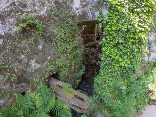 Wall Mural - Watermill of Minante. Old watermill in the Neiva river, Antas, Esposende, Portugal.