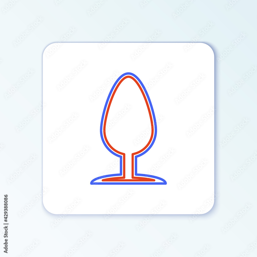 Line Anal plug icon isolated on white background. Butt plug sign. Fetish accessory. Sex toy for men and woman. Colorful outline concept. Vector Stock-vektor | Adobe Stock Line Anal plug icon isolated on white background. Butt plug sign. Fetish accessory. Sex toy for men and woman. Colorful outline concept. Vector Stock-vektor | Adobe Stock