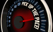 Pick Up the Pace Go Faster Speedometer Hurry Race Beat Deadline 3d Illustration