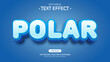 Text Effects, 3d Editable Text Style - Polar