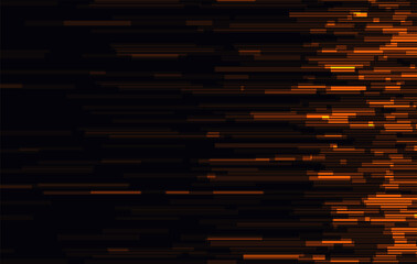 Wall Mural - vector glitch on a black background. abstract texture.