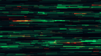 Wall Mural - vector glitch on a black background. abstract texture.