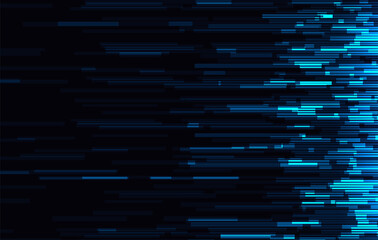 Wall Mural - vector glitch on a black background. abstract texture.