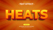 Text Effects, 3d Text Style - Heats